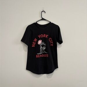 New York Beagles Black T-Shirt